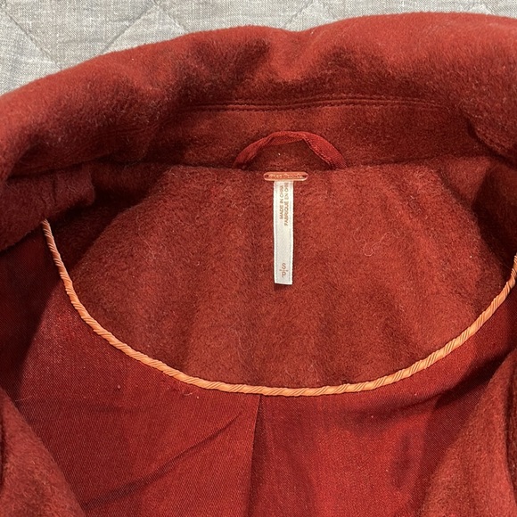 Dark red jacket. Free people. Size: S - Picture 2 of 3